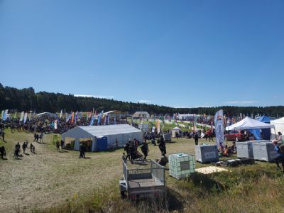 De två sista etappernas arena låg vackert vid Flottsund.
