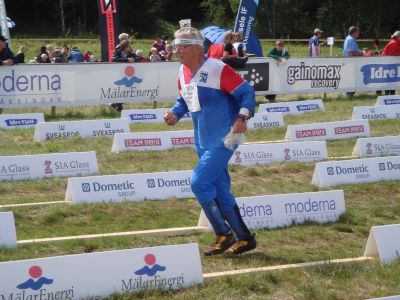 KG på upploppet vid O-ringen i Eksjö 2009.