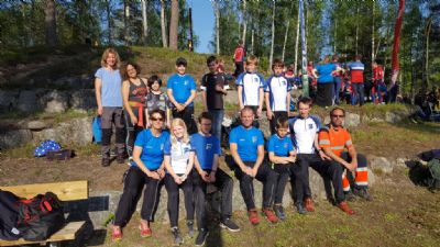 Här är gänget som deltog vid senaste Ungdomens 5-Dagars 2019. Denna bild är från 3:e etappen hos Nybro OK.