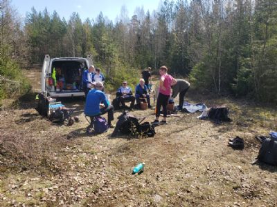 Vårträning 27 april 2024 i Gullaboterrängen.