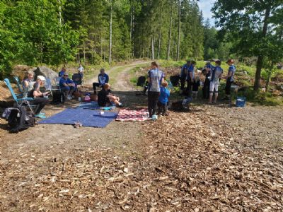 Varm, varmt i Gullaboskogarna vid Föreningskavlen 2024.